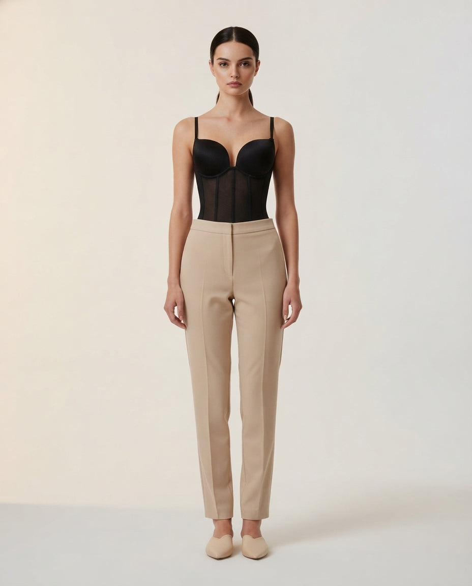 Backless Sculpting Bodysuit — Black