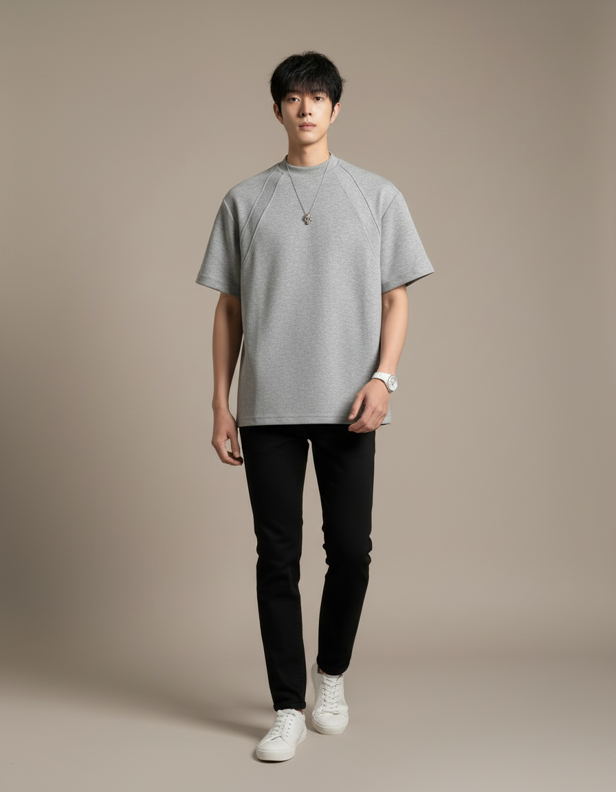 Boxy Fit Tee — in motion