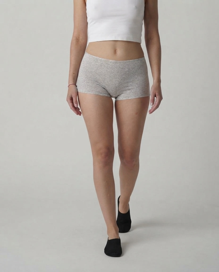 Cotton Boxer Briefs — in motion
