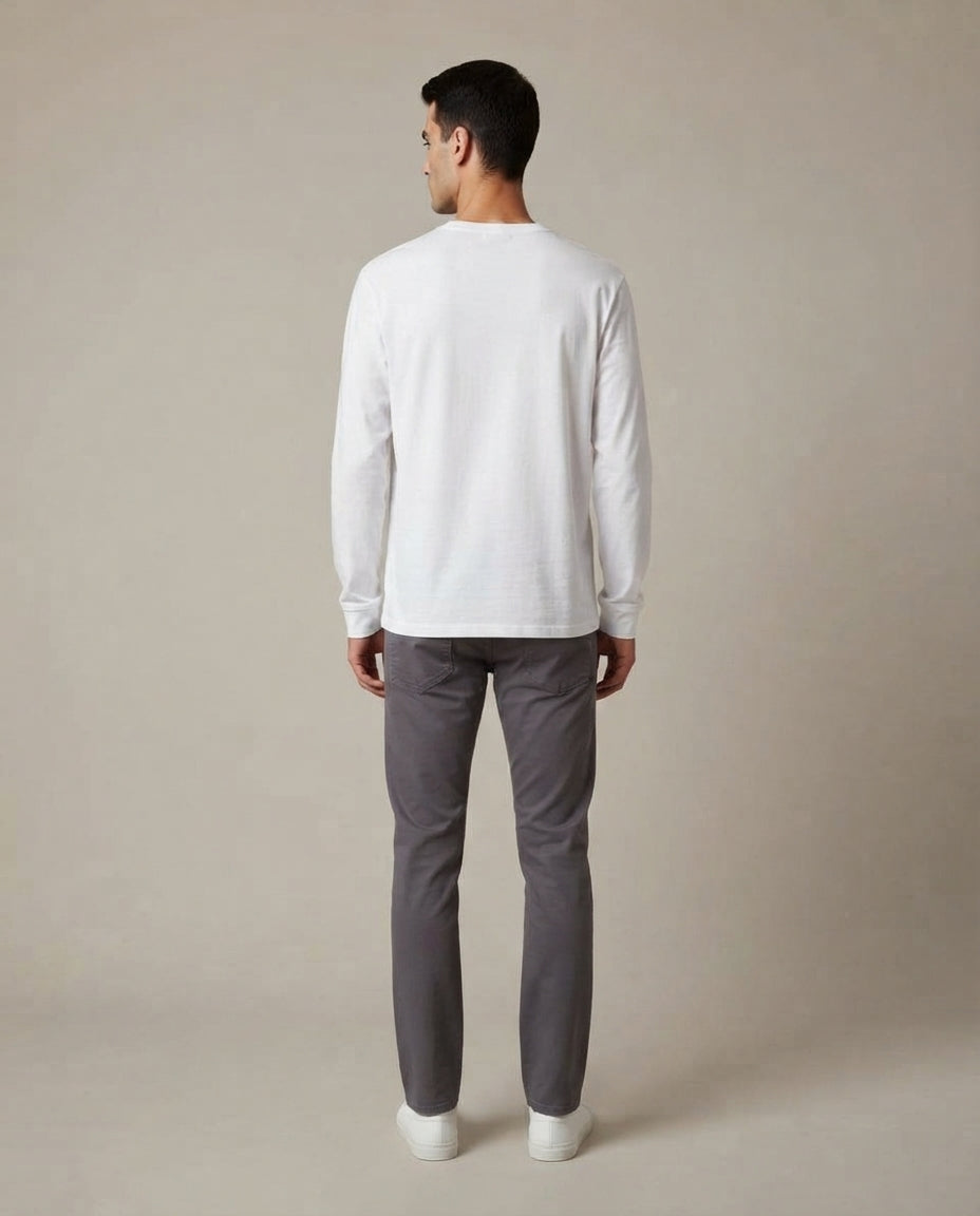 Heavyweight Long Sleeve Tee — back view