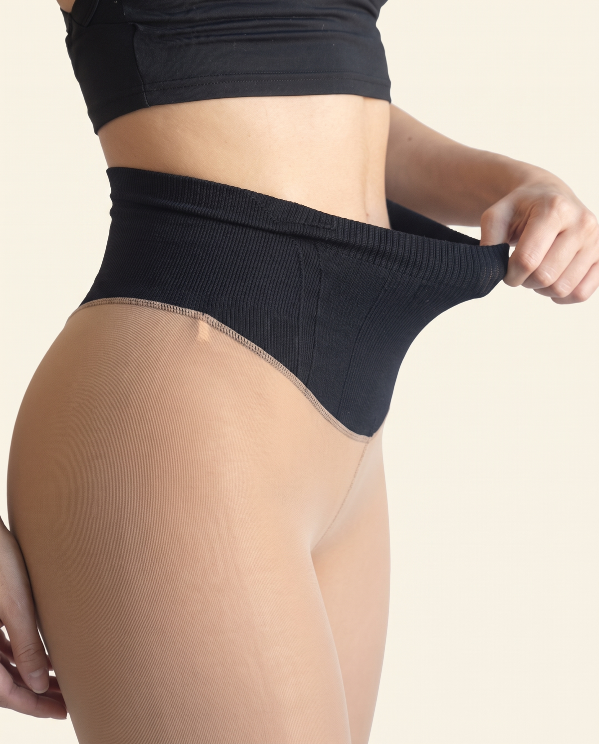 Wide compression waistband