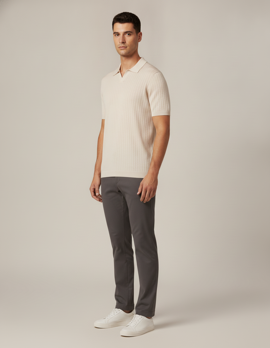 Cooling Knit Polo — side view