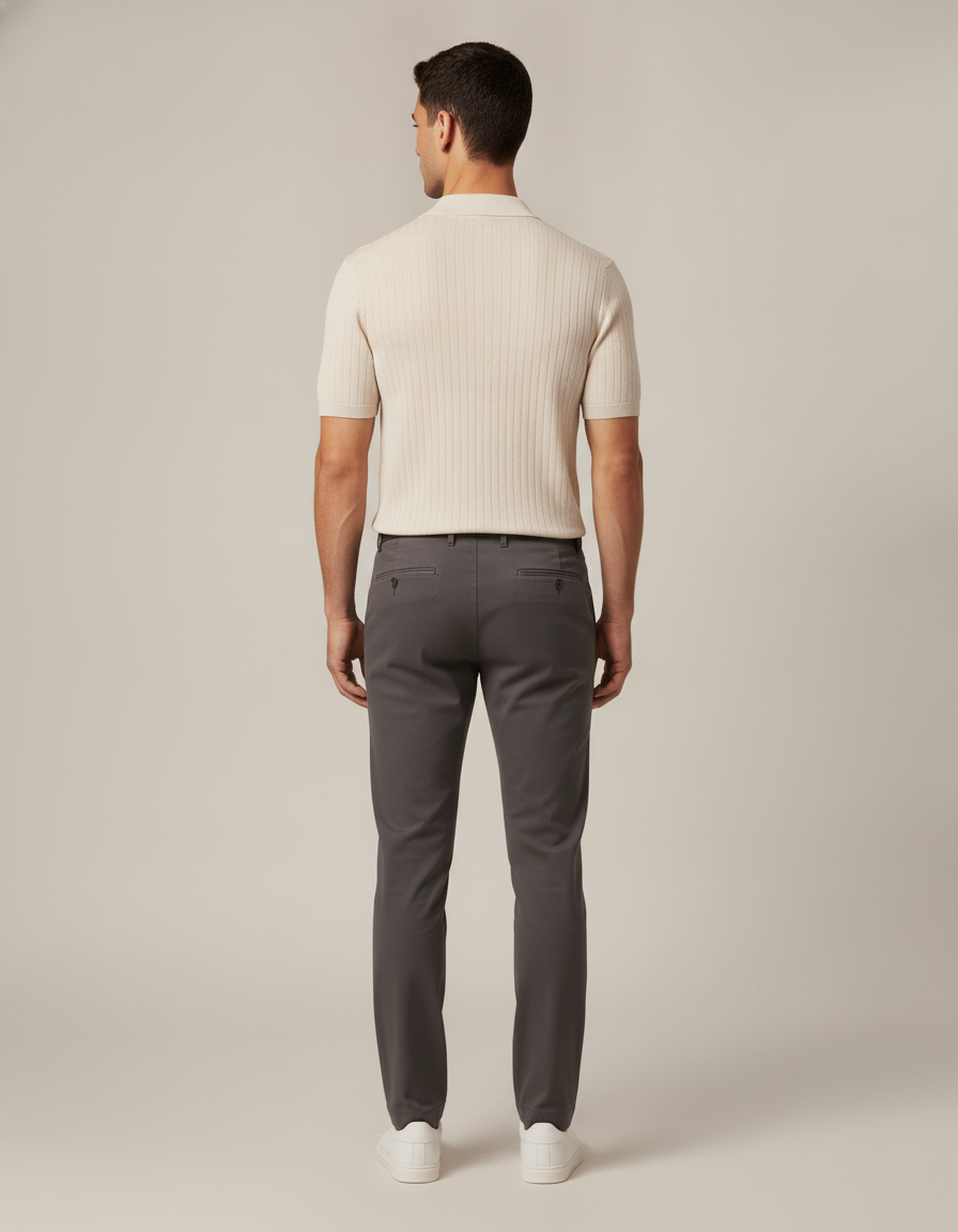Cooling Knit Polo — back view