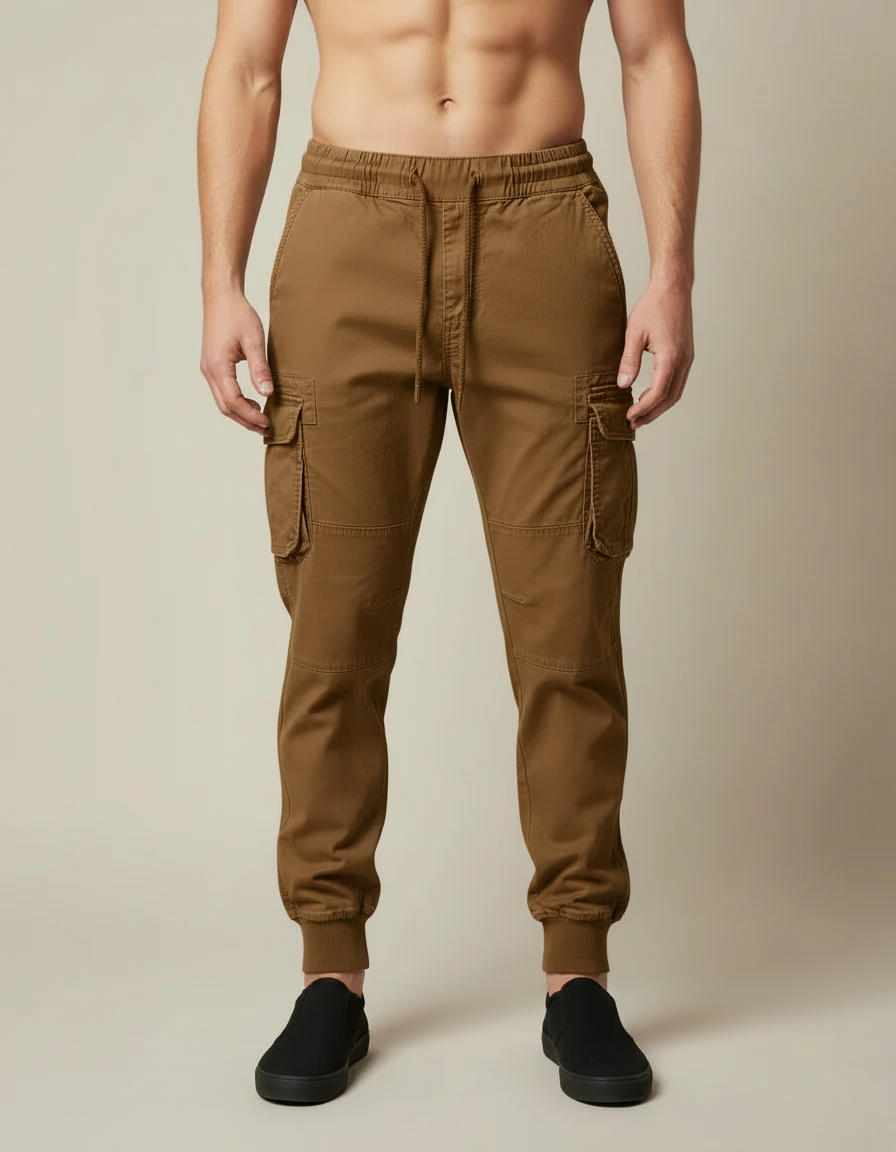 Jogger Cargo Pants — Coffee