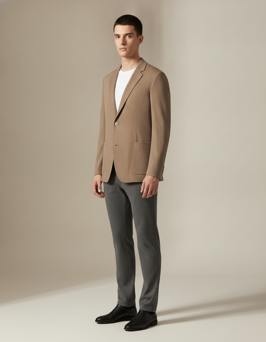 Soft Knit Blazer — side view