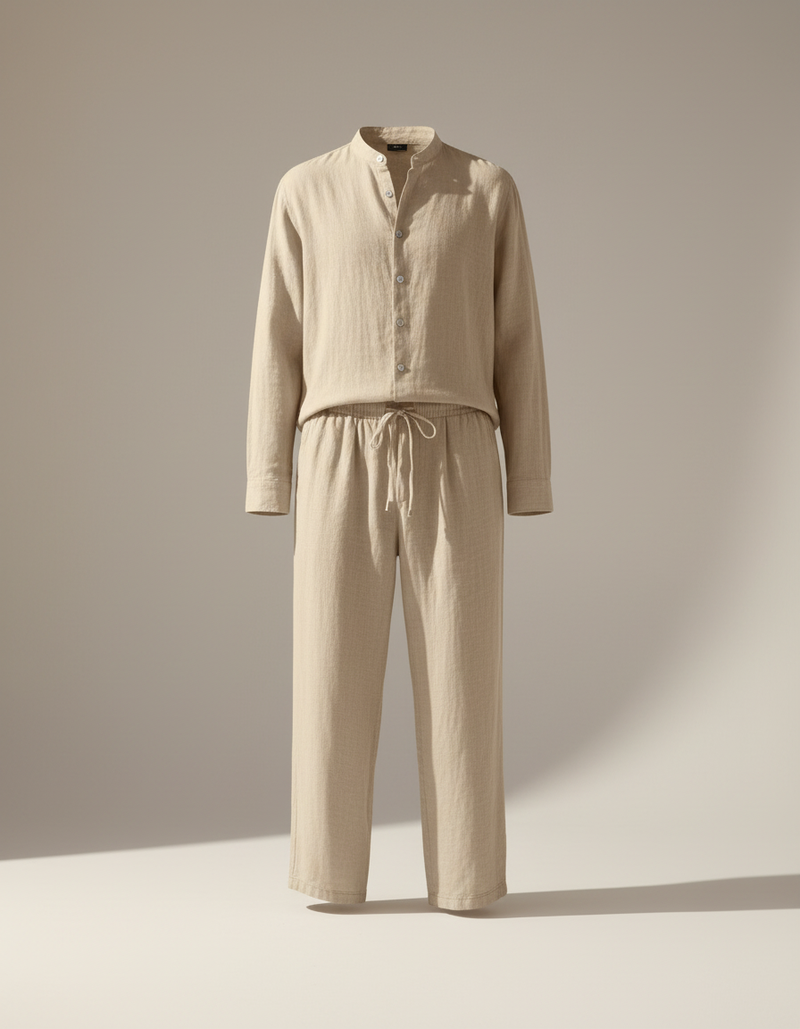 Linen Shirt & Trouser Set — product shot