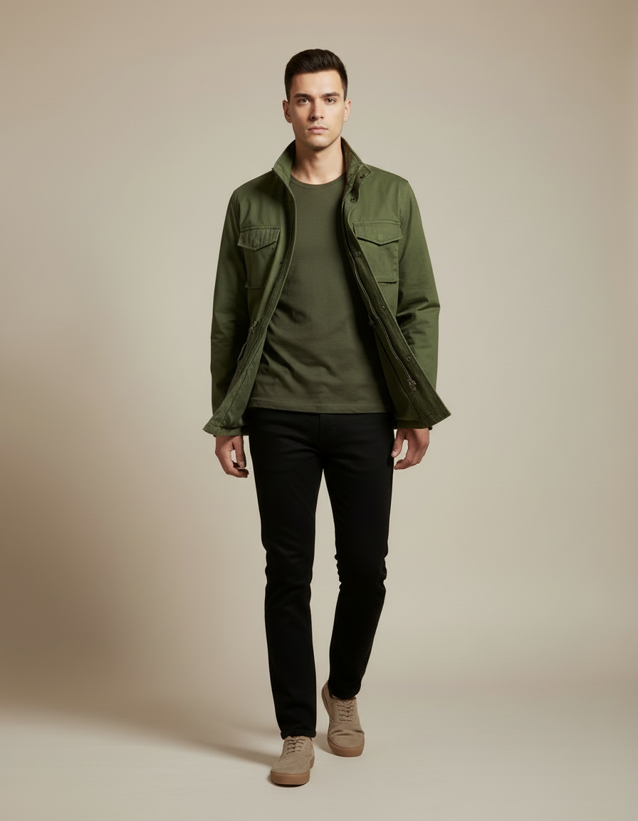 Utility Work Jacket — in motion