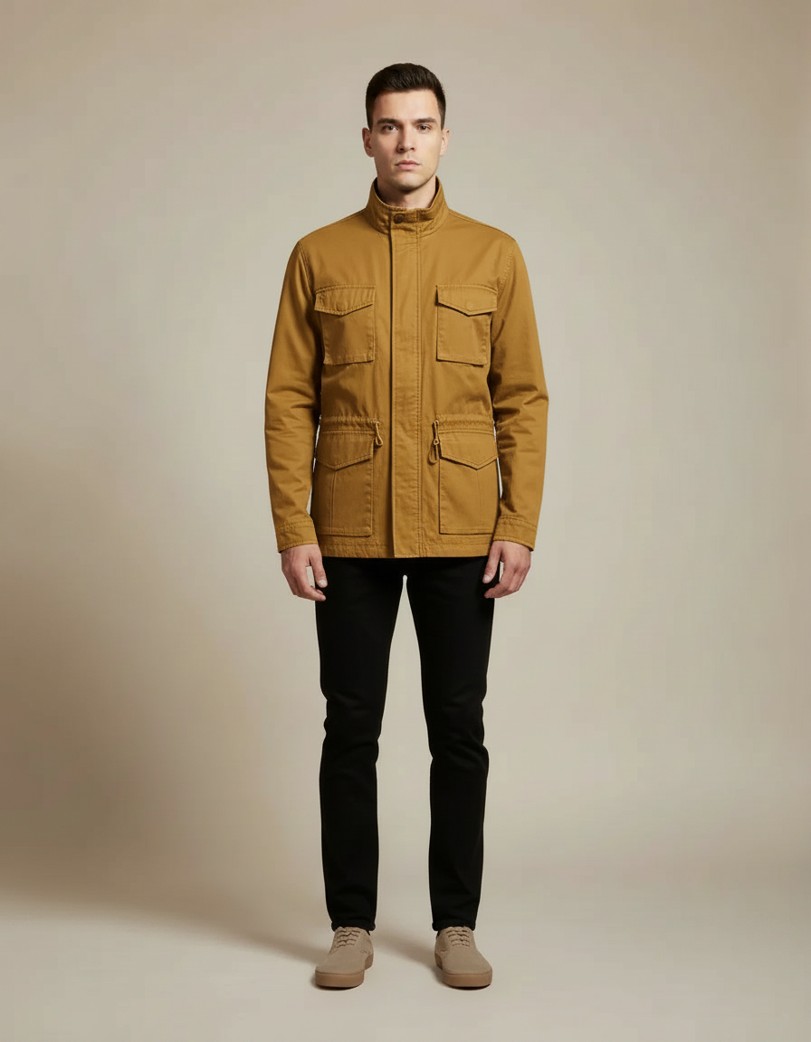 Utility Work Jacket — Earth Yellow