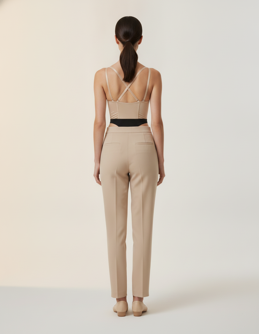 Backless Sculpting Bodysuit — back view