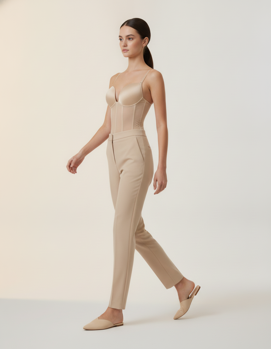 Backless Sculpting Bodysuit — in motion