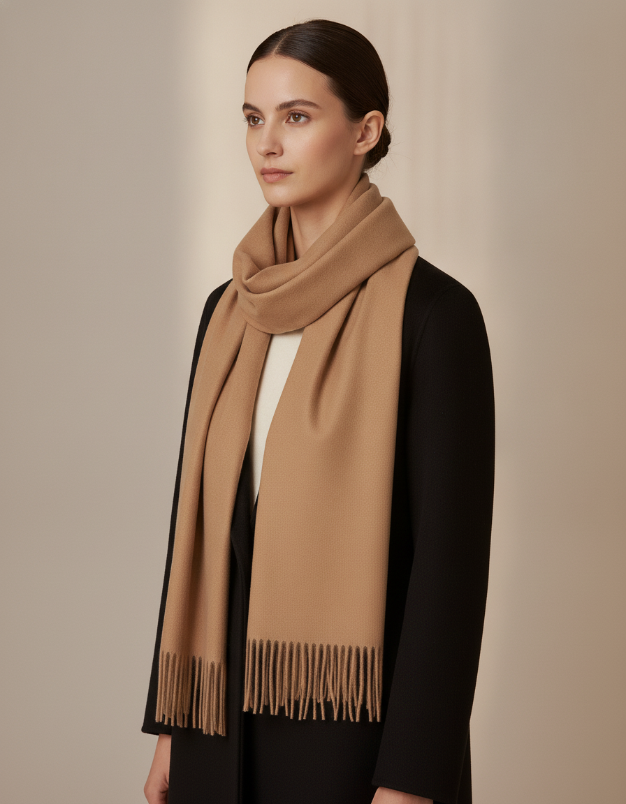 Cashmere Feel Scarf — side view
