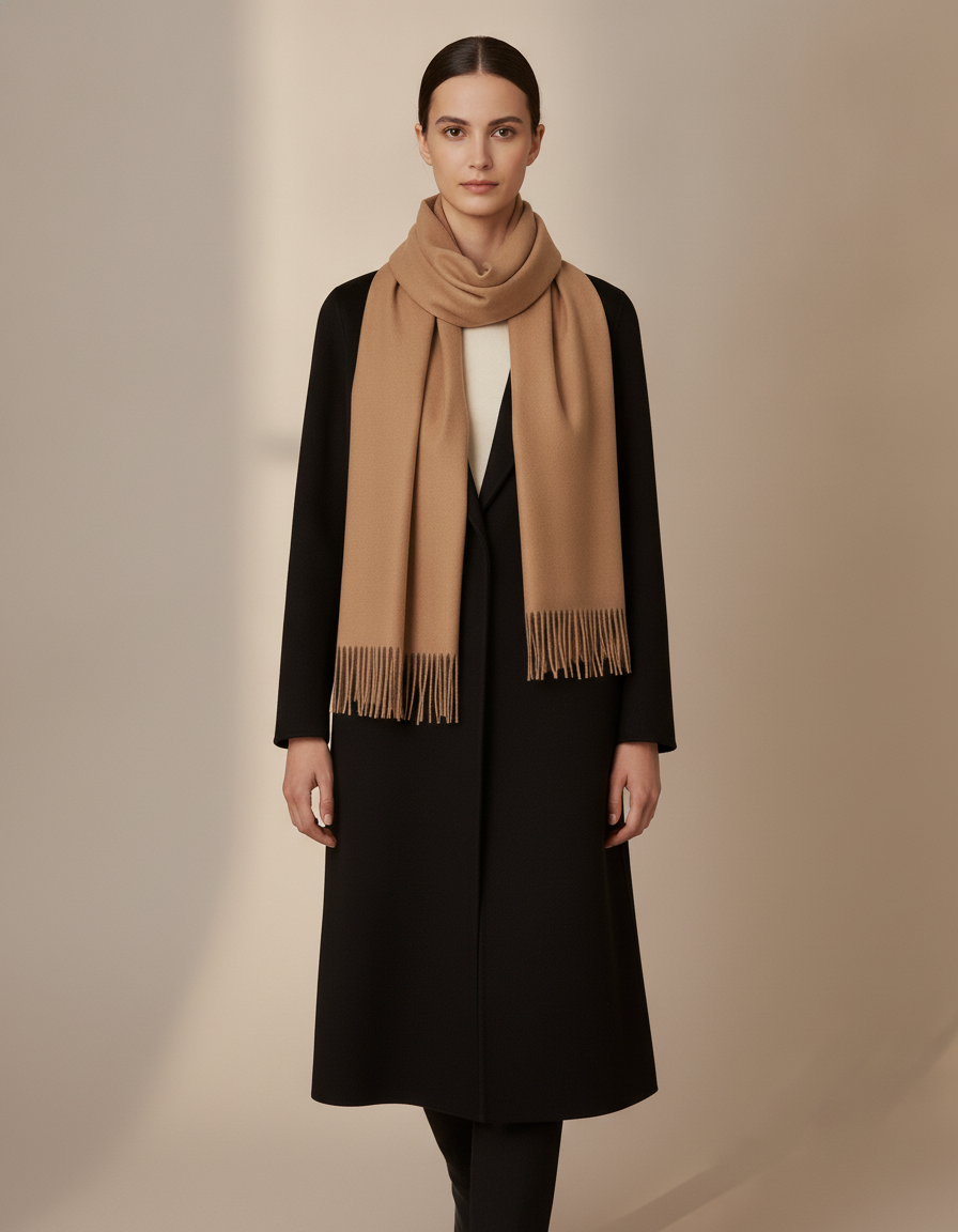 Cashmere Feel Scarf — in motion