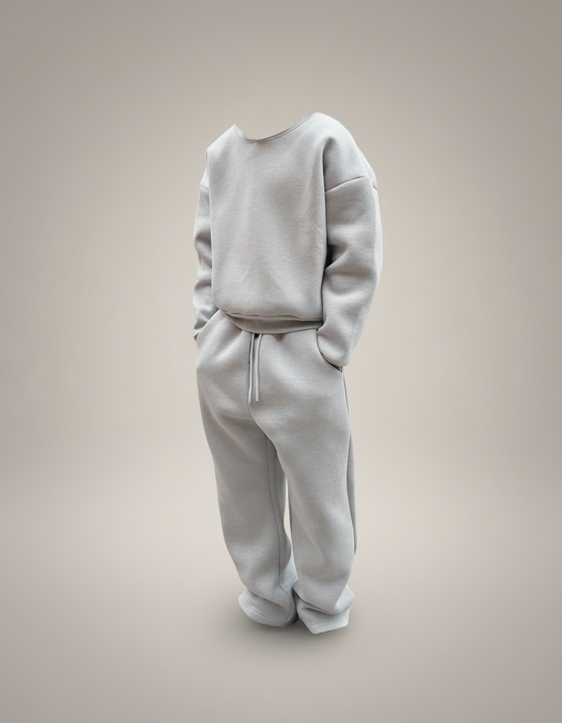 Relaxed Fleece Hoodie Set — product shot