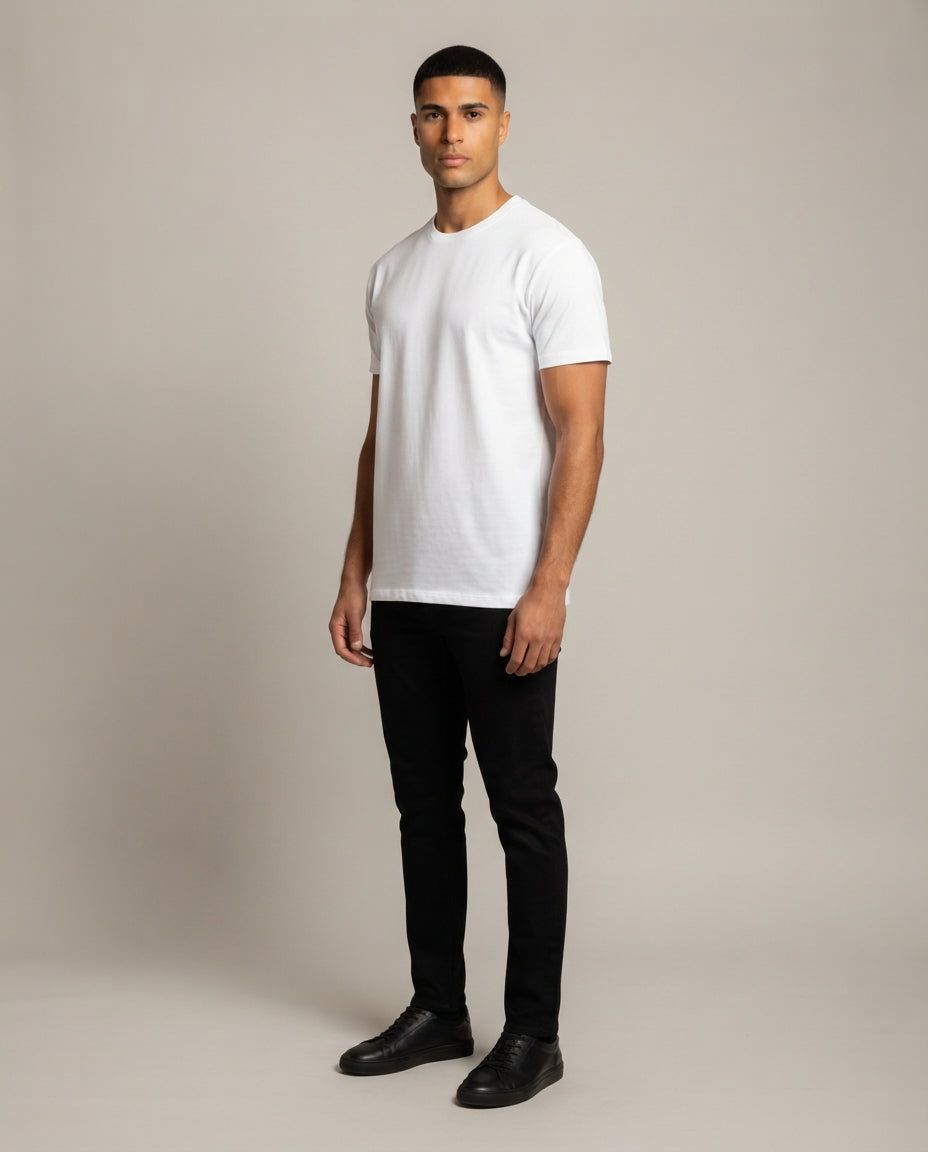 Heavyweight Cotton Tee — side view
