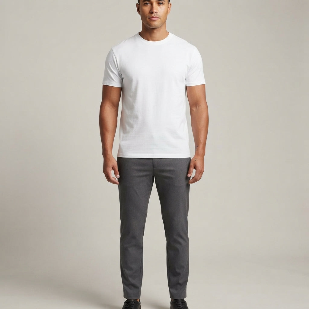 Heavyweight Cotton Tee — fabric detail