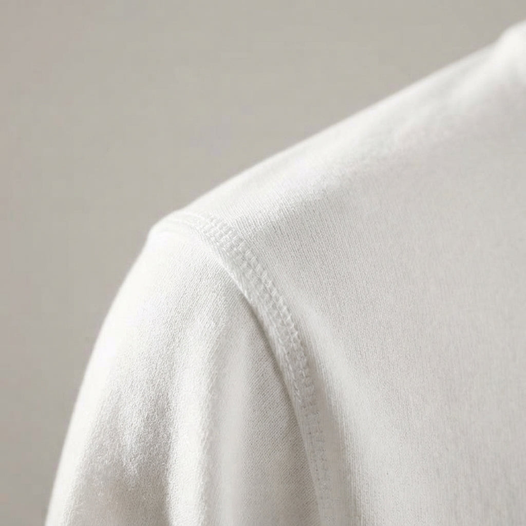 Heavyweight Long Sleeve Tee — fabric detail