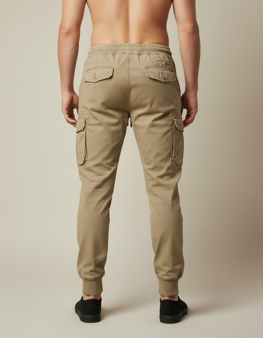 Jogger Cargo Pants — back view