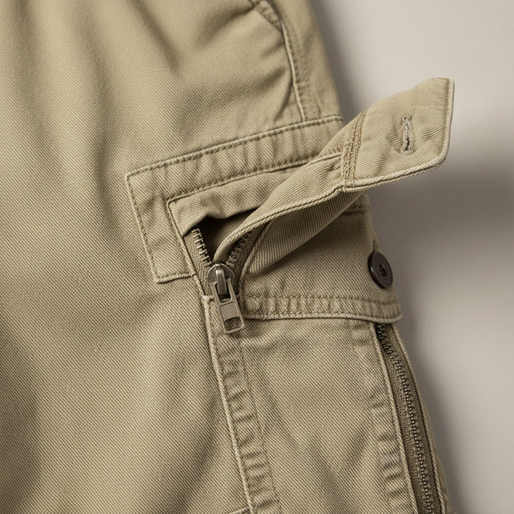 Jogger Cargo Pants — fabric detail