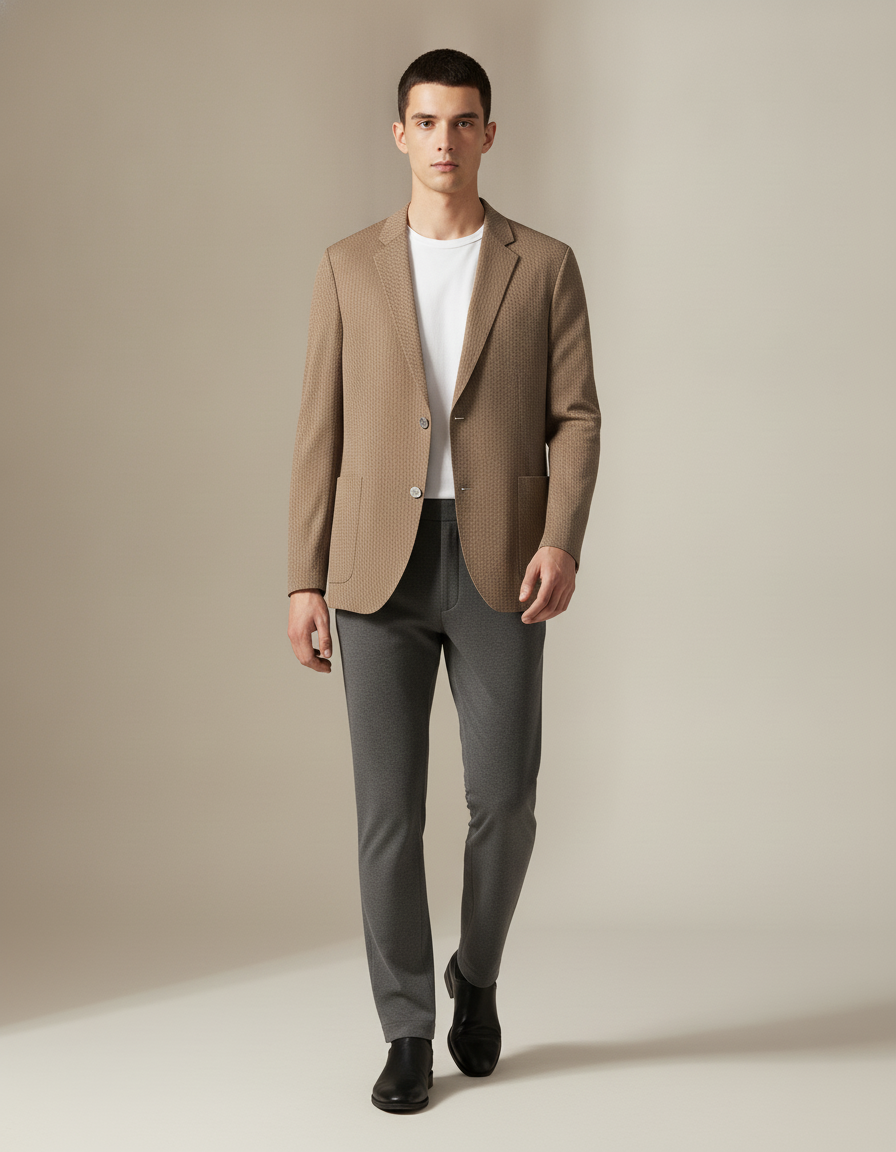 Soft Knit Blazer — in motion
