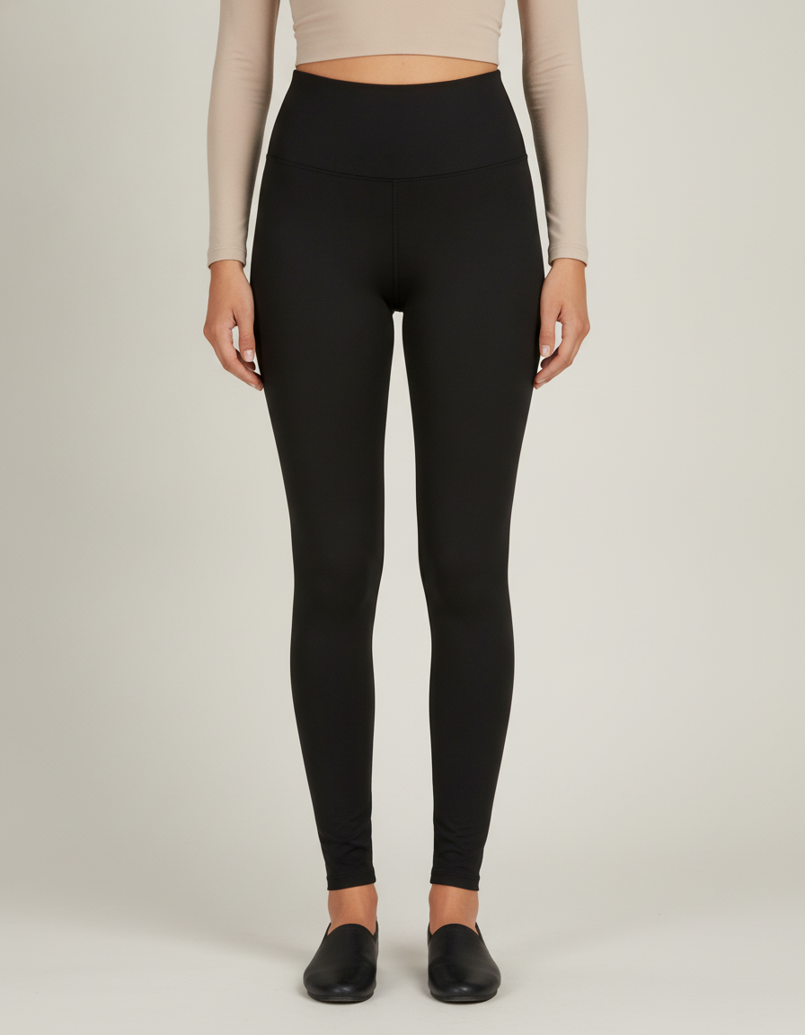 Fleece Lined High Waist Leggings — product shot