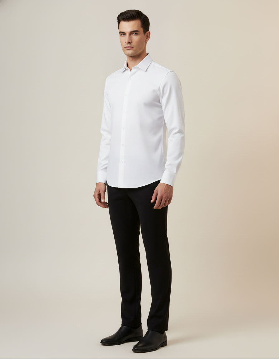 Non-Iron Dress Shirt — side view