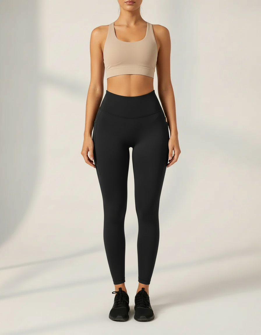 Sculpt Pocket Leggings — Black