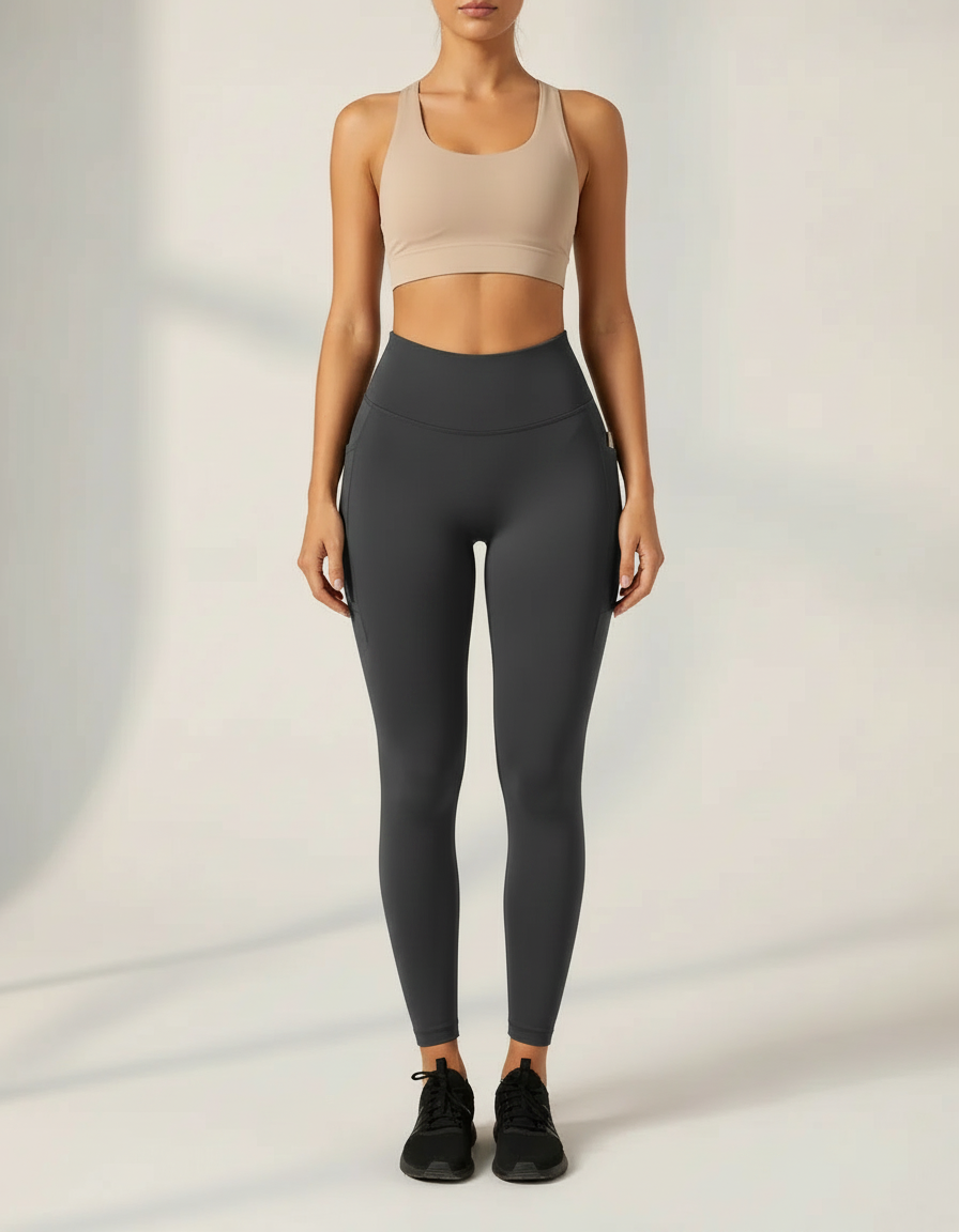 Sculpt Pocket Leggings — Charcoal