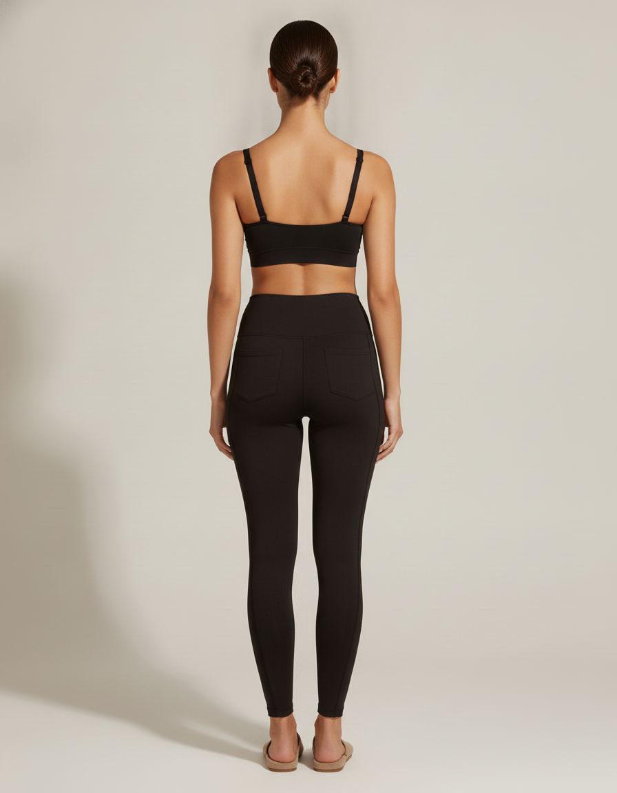 Seamless Support Sports Bra — back view