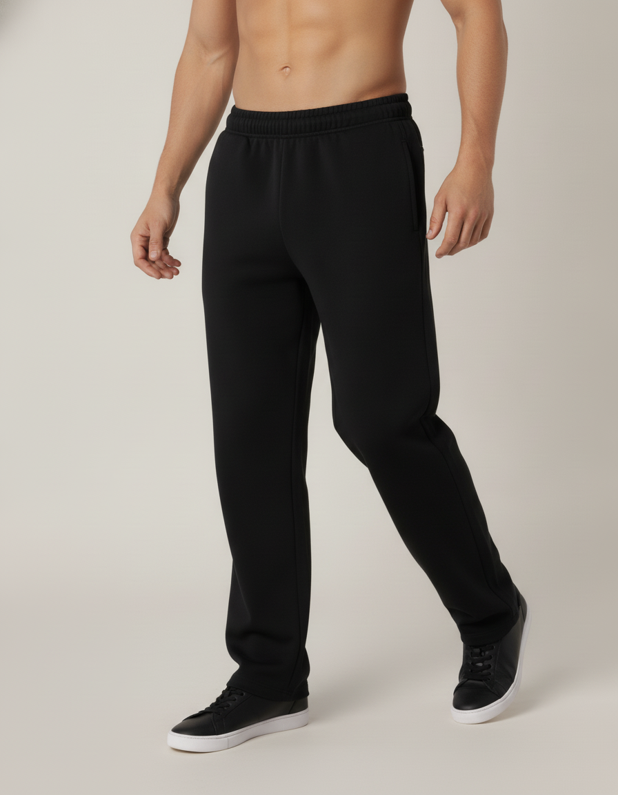 Straight Leg Track Pants — in motion