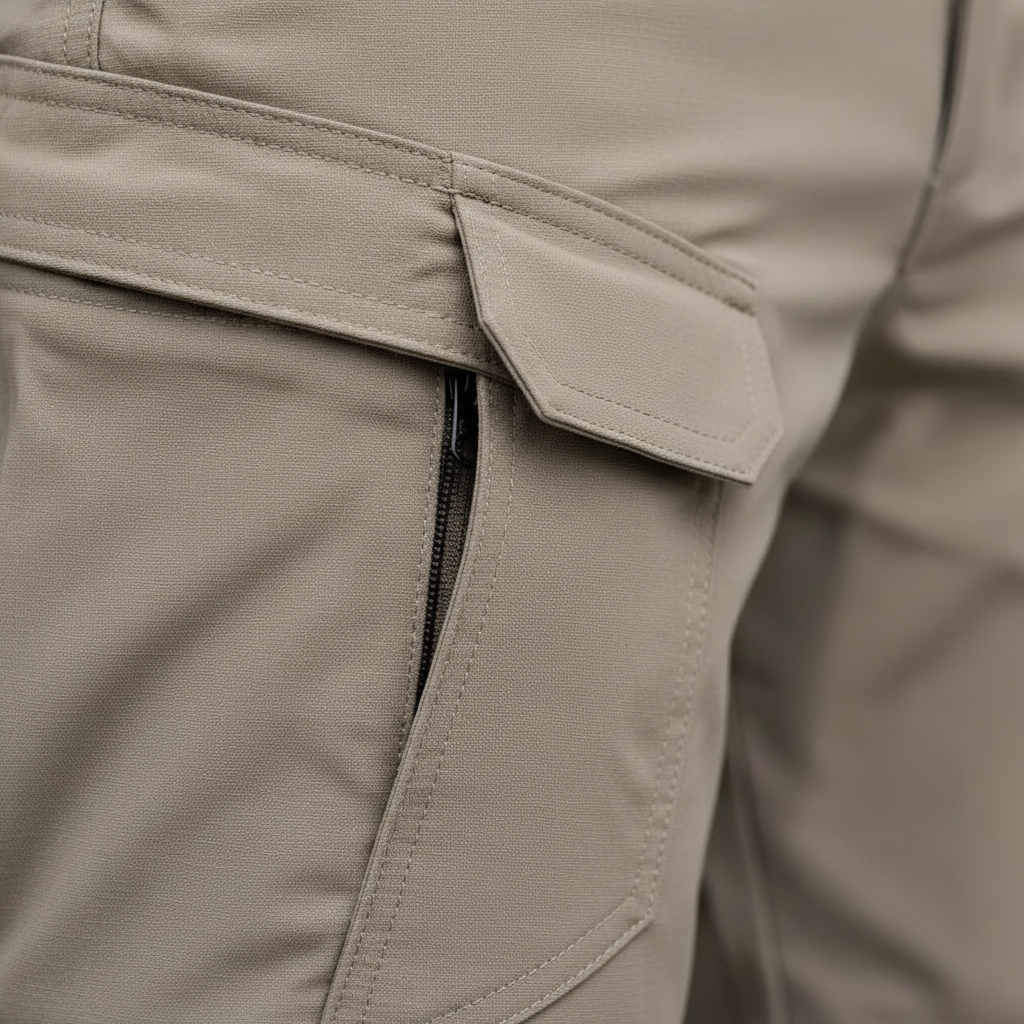 Tactical Cargo Pants — fabric detail