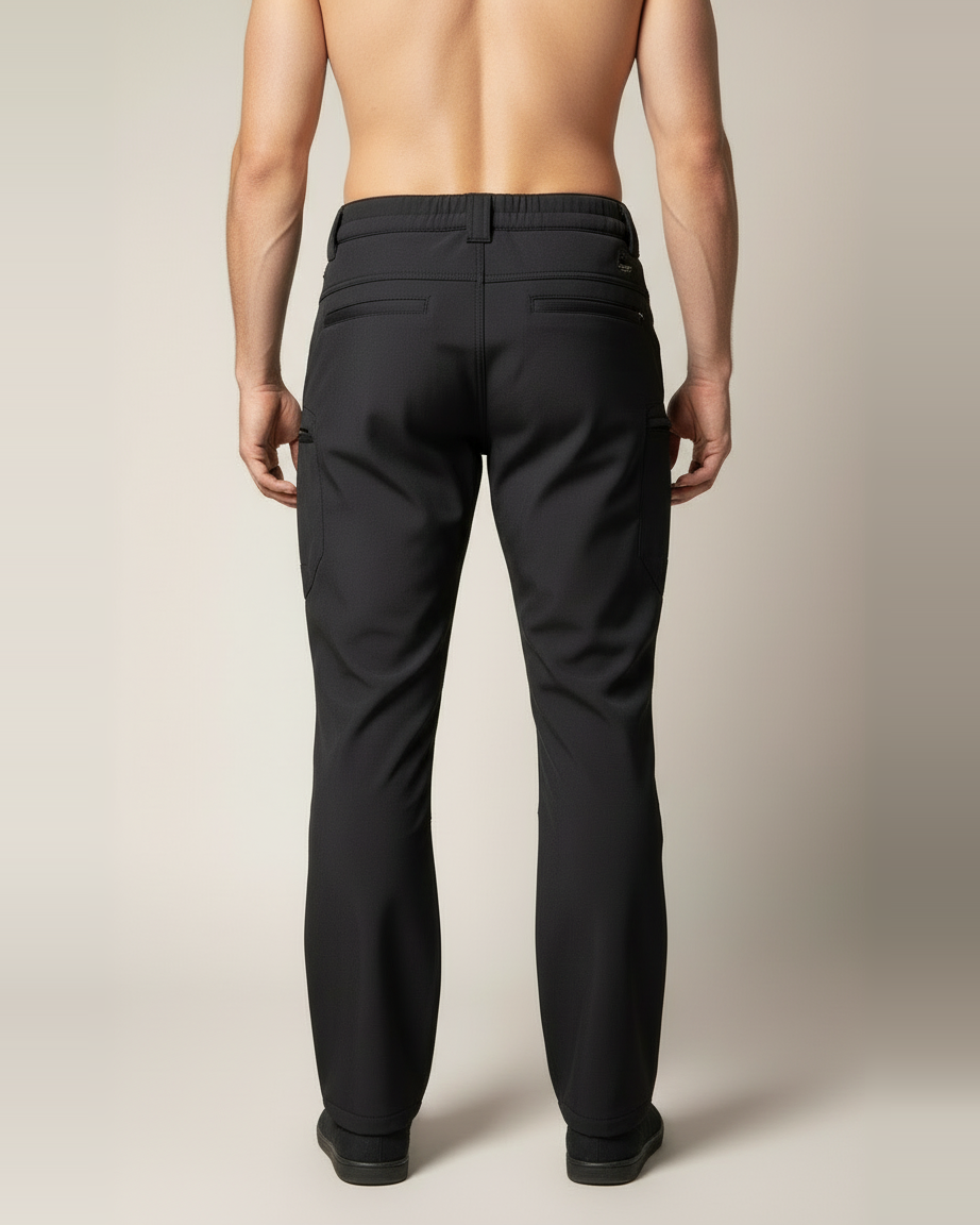 Thermal Soft Shell Pants — back view on model