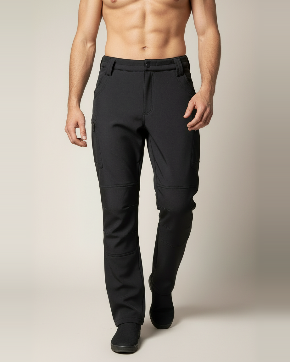Thermal Soft Shell Pants — in motion