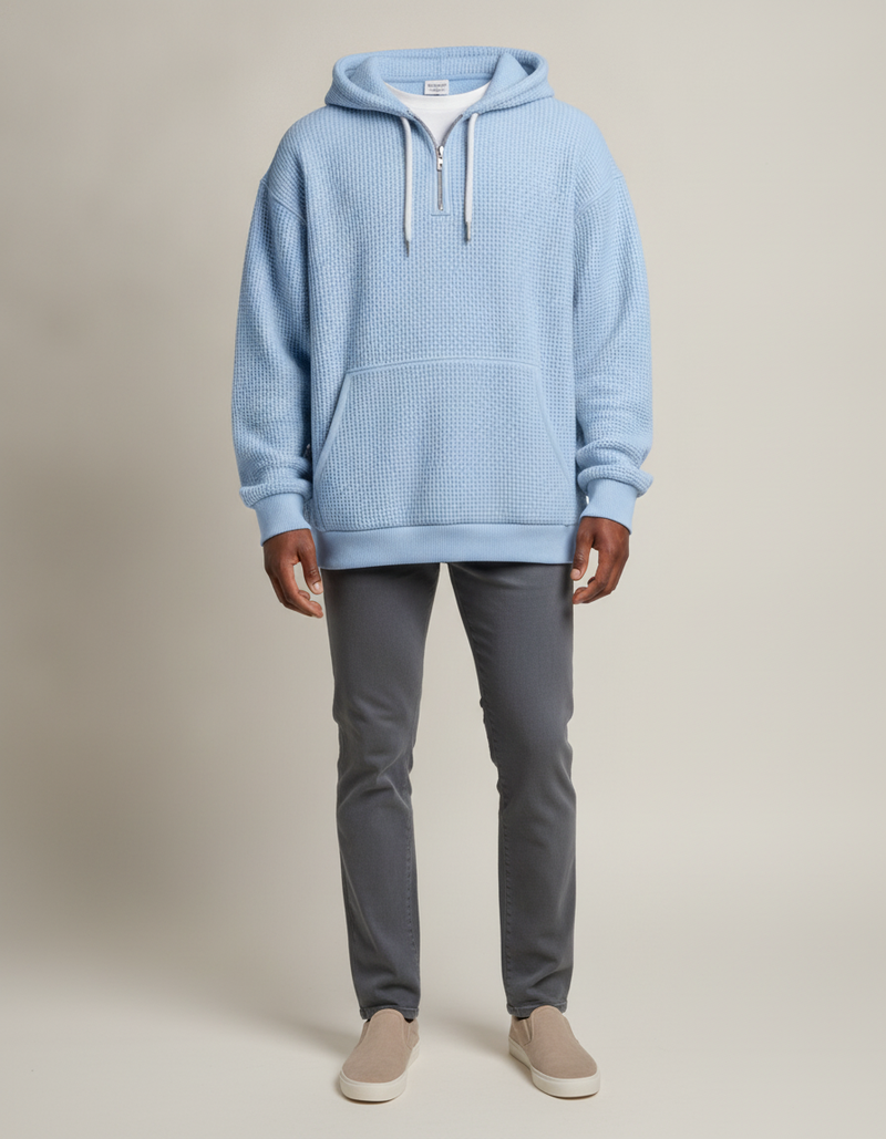 Waffle Knit Hoodie — product shot